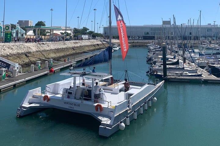Private 2-Hour Catamaran Sailing on Lisbon's Tagus River — Sunset & Landmark Views