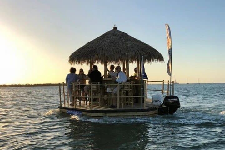 Clearwater Floating Tiki Bar Cruise: BYOB Sunset & Wildlife Tour