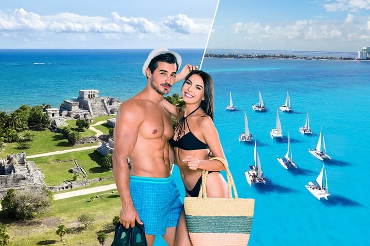 2-Day Tulum Coba and Isla Mujeres Combo: Ruins, Cenotes and Catamaran Snorkel photo 1