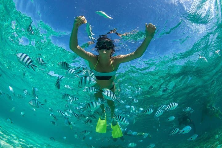 Midday Catamaran to Isla Mujeres: Snorkel, Beach Club & Downtown Stroll photo 4