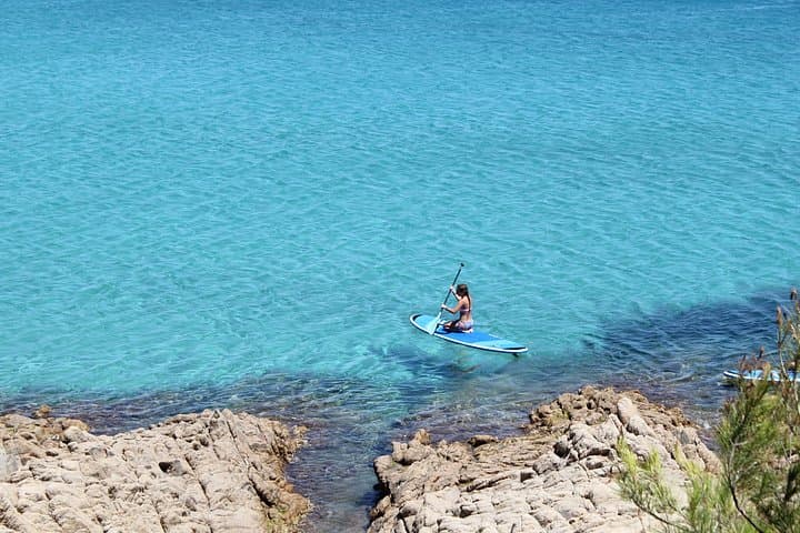 Stand-Up Paddle in Saint-Tropez Nature Reserve: Hourly Rental on Turquoise Waters photo 2
