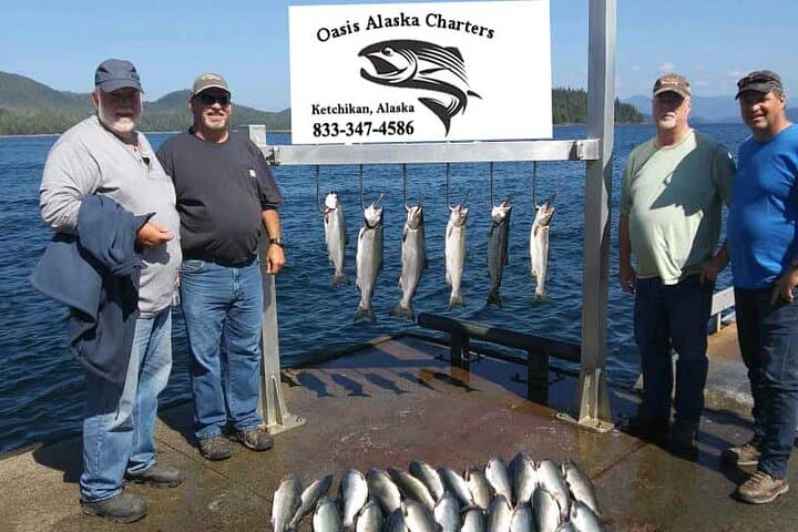 Ketchikan Salmon Fishing Charters: Private Guided Salmon Trips from Clover Pass