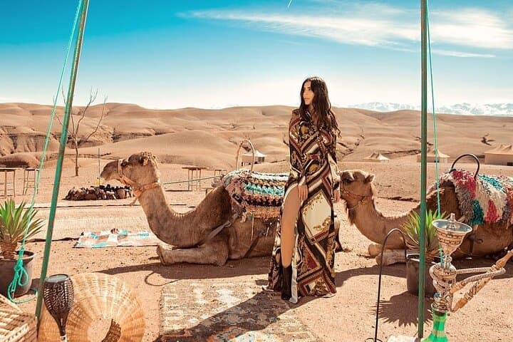 Agafay Desert Quad Biking, Camel Ride & Sunset Dinner from Marrakech
