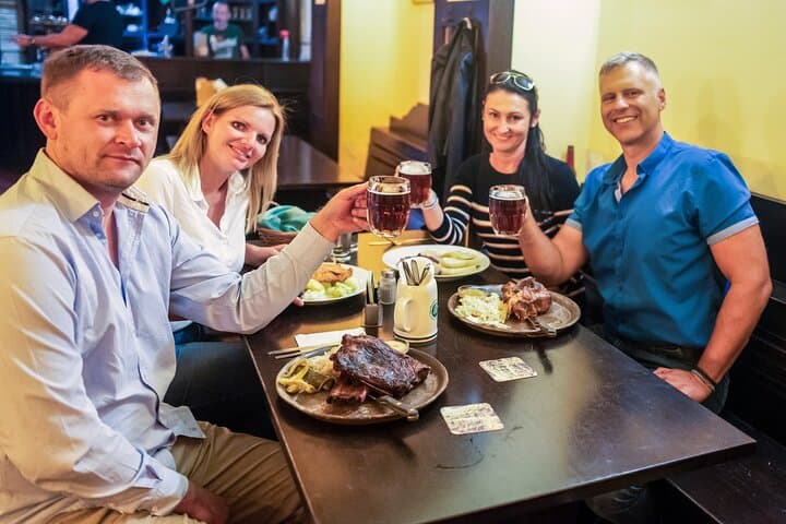 Prague Old Town Beer Walking Tour with Dinner: Pubs, History & Night Stroll photo 5