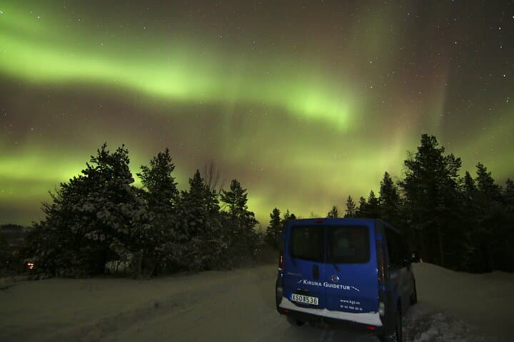 Chase the Northern Lights from Kiruna — Guided Minivan Aurora Tour