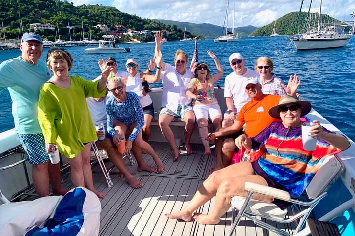 Island Hop & Food Boat Tour in the US Virgin Islands: Lime Out, Pizza Pi & Lovango Beach Club