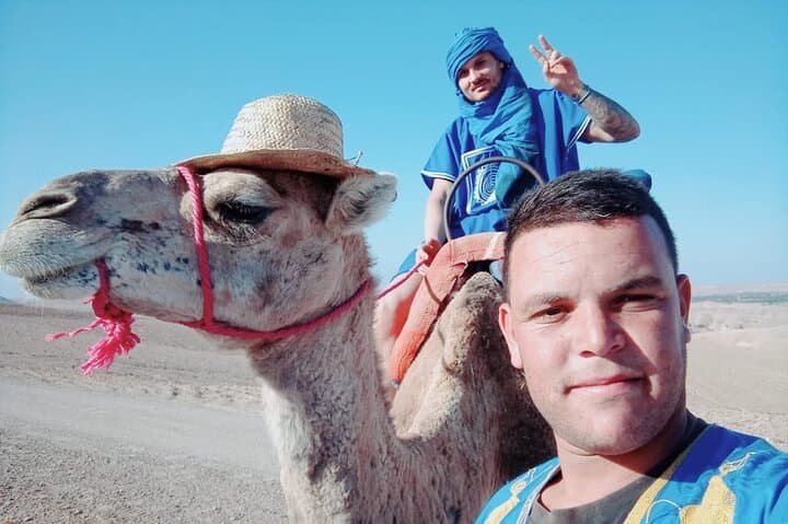 Agafay Desert Camel Ride from Marrakech - 1-Hour Dromedary Trek & Berber Tea photo 2