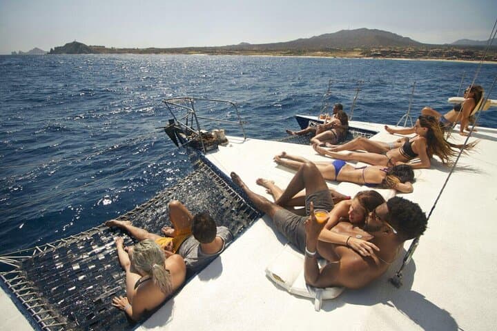 Cabo San Lucas Sunset Catamaran Cruise — 2-Hour Trimaran Tour & Open Bar