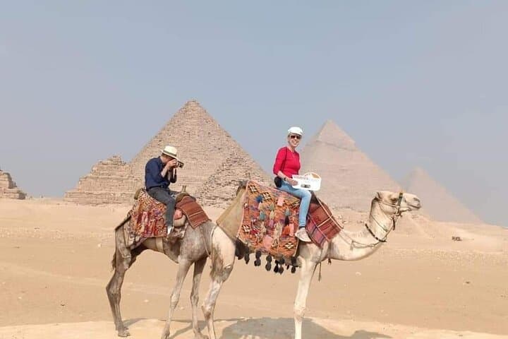 Sunset Camel Ride at Giza Pyramids with Desert BBQ Dinner photo 6