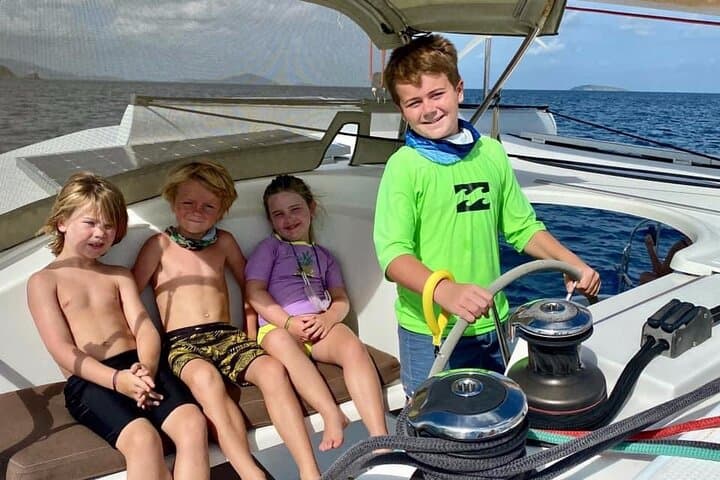 Snorkel with Sea Turtles and Pizza Pi: St. Thomas to St. John Catamaran Sunset Sail photo 5