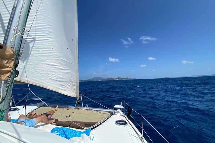 Snorkel with Sea Turtles and Pizza Pi: St. Thomas to St. John Catamaran Sunset Sail photo 6