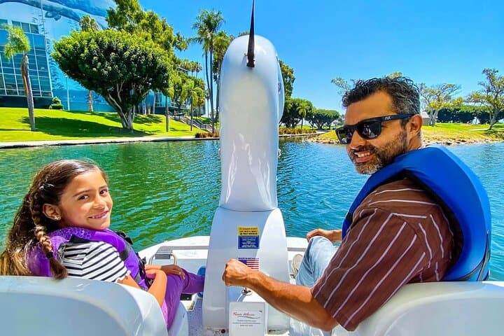 Swan Boat Rental at Rainbow Lagoon — Pedal the Long Beach Waterfront