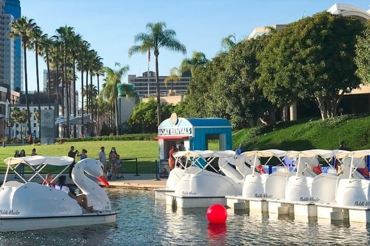 Swan Boat Rental at Rainbow Lagoon — Pedal the Long Beach Waterfront photo 6