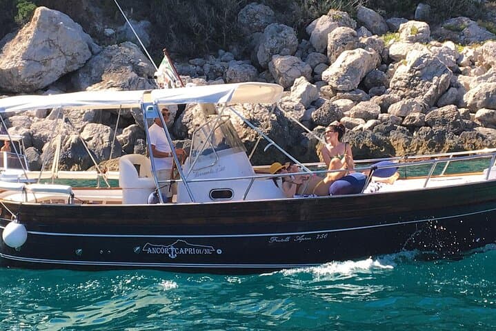 Private Capri Boat Tour with Swim Stop, Blue Grotto & Aperitif photo 2