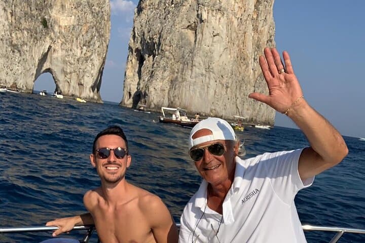 Private Capri Boat Tour with Swim Stop, Blue Grotto & Aperitif photo 4