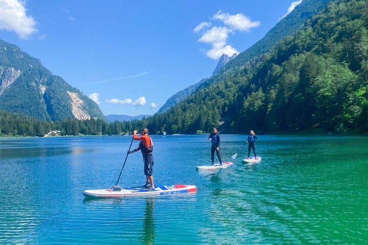 Lake Predil Stand-Up Paddleboarding: Half-Day SUP Tour from Bovec photo 2