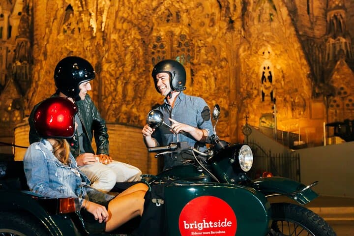 Sidecar Tapas Tour: Evening Motorcycle & Tapas Ride in Barcelona photo 2