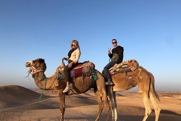 Agafay Desert Sunset Tour: Off-Road Jeep, Camel Ride & Nomadic Tea Near Marrakech photo 1