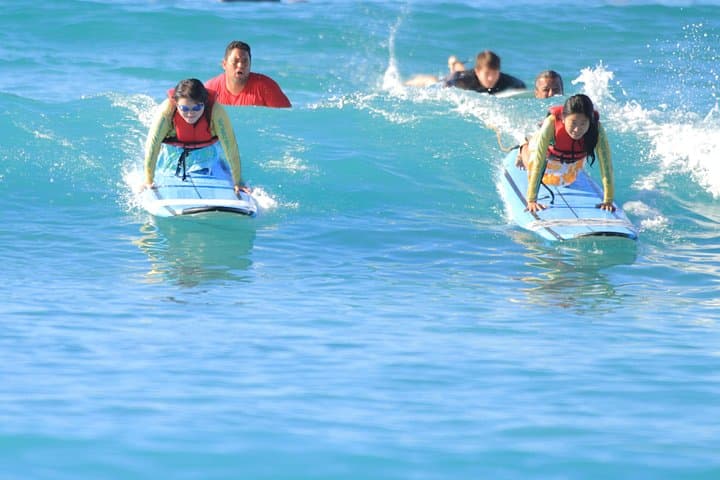 Learn to Surf Waikiki: Semi-Private Lesson for 2–3 at Waikiki Beach photo 3