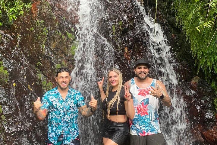 El Yunque Hike to Las Tinajas Waterfalls from Fajardo — Rainforest Pools & Natural Waterslides