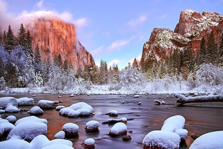 Yosemite Valley Private Winter Hiking Tour — Guided Winter Walks, Waterfalls & Valley Gems