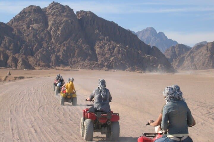 Sunset Quad Biking in Sharm El Sheikh Desert — Sinai ATV Adventure photo 4