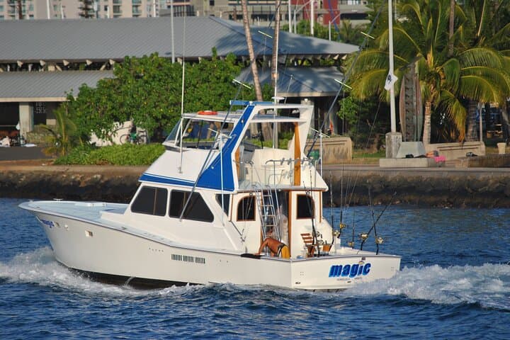 Private Full-Day Deep-Sea Fishing Charter off Oahu — Marlin, Ahi & Mahimahi