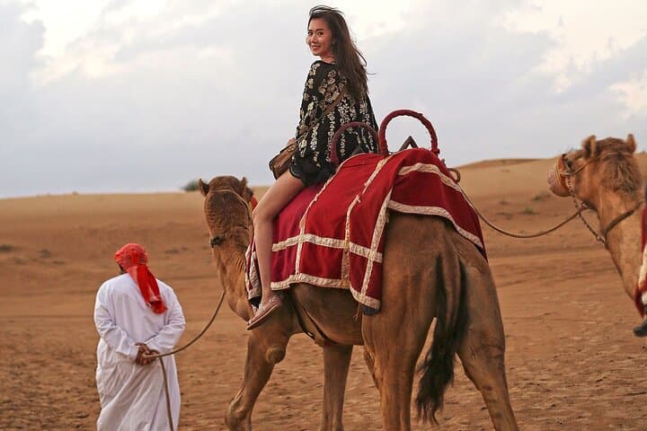 4-Hour Lahbab Desert Safari: Dune Bashing, Camel Ride & Sandboarding From Dubai photo 5