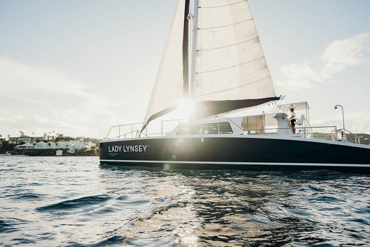 St. Thomas Dinner Sail to St. John: Sunset Catamaran with Open Bar & Hors D'oeuvres