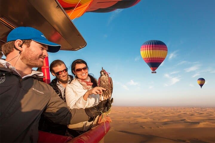 Dubai Hot Air Balloon Over Desert Reserve: Sunrise Wildlife Flight photo 4
