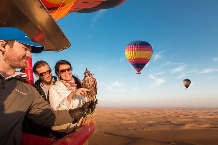 Sunrise Hot-Air Balloon Over Dubai Desert — Falcon Show, Breakfast & Transfer photo 5
