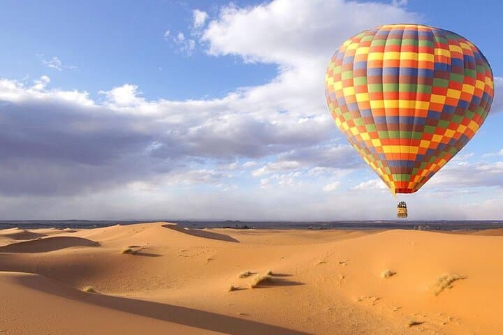 Sunrise Hot Air Balloon Over Dubai Desert with Falcon Show & Camel Experience photo 4