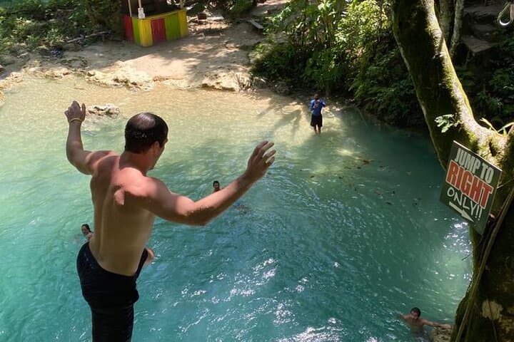 Ocho Rios Blue Hole & Konoko Falls Private Combo Tour — Swim, Cliff-Jump and Cultural Gardens photo 3