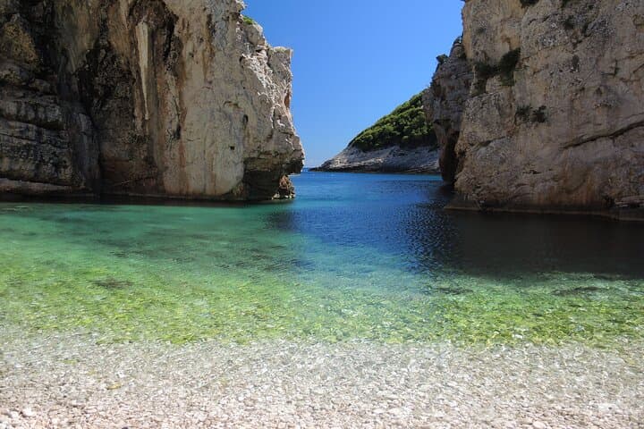 Private Yacht to Vis Island & Blue Cave from Korcula: Swim, Snorkel and Explore Biševo