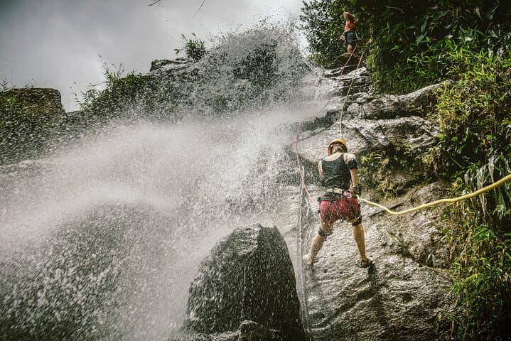 Antelope Falls Waterfall Rappelling at Bocawina, Belize — 200ft Rainforest Descent photo 5