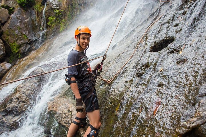 Bocawina Falls Zipline & Waterfall Rappelling Adventure near Hopkins, Belize photo 4