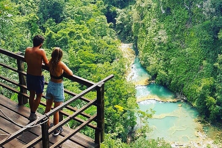 Semuc Champey and K'anba Caves Day Trip from Cobán: Swim Turquoise Pools & Explore Mayan Caverns photo 6