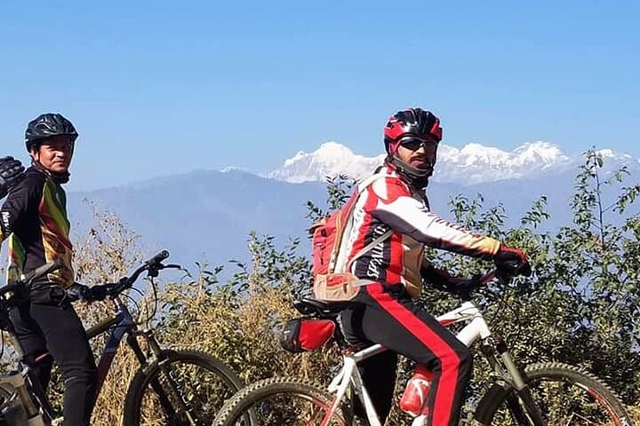 Kathmandu to Nagarkot Extreme Mountain Biking Day Tour — 35 km, 2,100 m Viewpoint photo 3