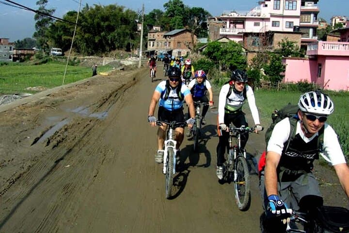 Kathmandu to Nagarkot Extreme Mountain Biking Day Tour — 35 km, 2,100 m Viewpoint photo 4