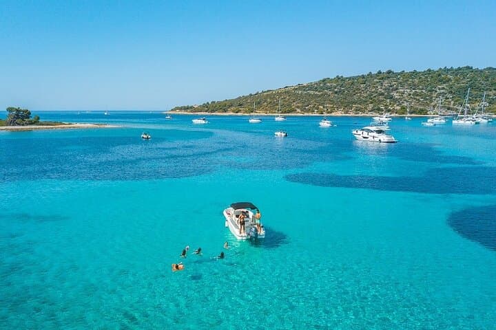 Blue Lagoon & Šolta Day Cruise from Trogir — Snorkel, Wrecks and Dalmatian Villages