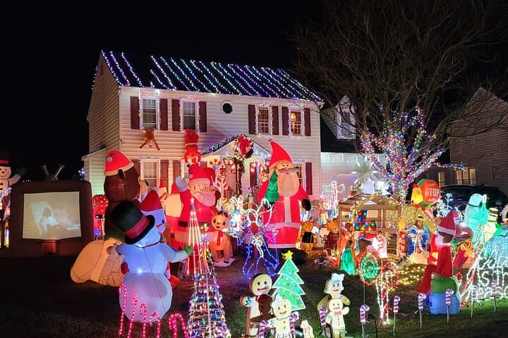 Richmond Tacky Lights Tour: Half-Day Holiday Lights Bus Experience
