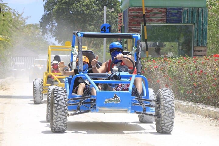 Punta Cana Thrills: Buggy Dune Tour, Blue Cenote & Waterfall Pool at Bavaro Adventure Park photo 4