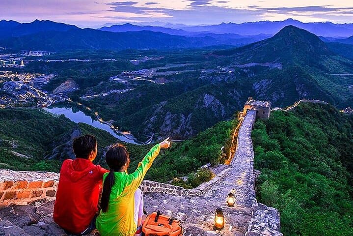 Night Lights at Simatai: Illuminated Great Wall & Gubei Water Town Evening Tour