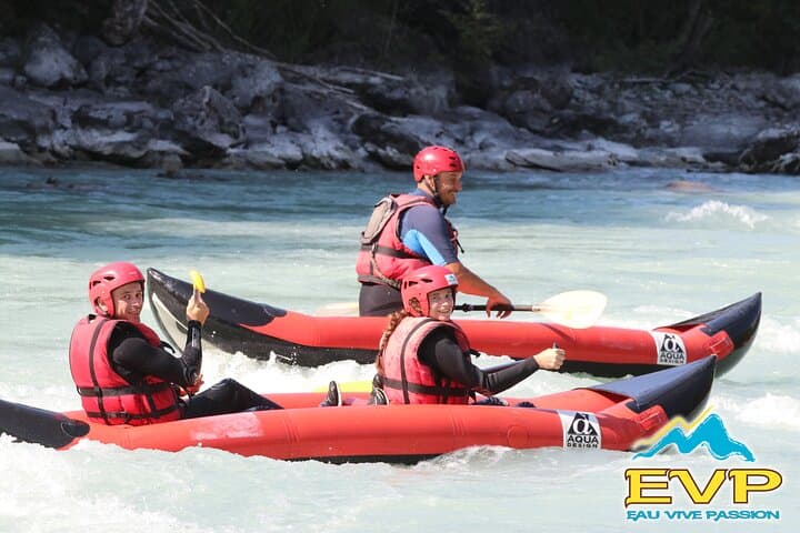 Hot-Dog Inflatable Canoe on the Durance: Guided River Descent in Provence photo 5