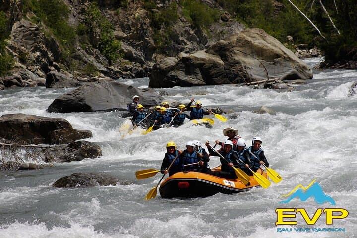 Ubaye River Rafting from Barcelonette — Martinet to Lauzet Whitewater Adventure