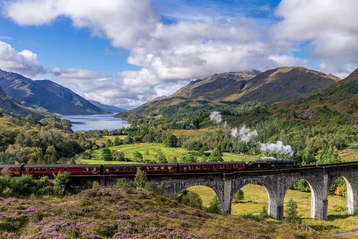 Glenfinnan Viaduct & Glencoe Day Tour from Glasgow — Jacobite Steam Train Views and Loch Shiel