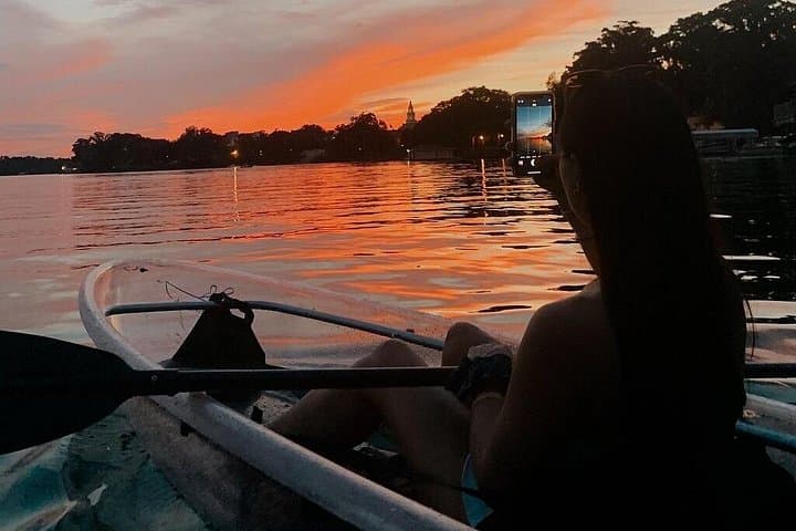 Clear Kayak Sunset Tour on the Winter Park Chain of Lakes photo 3