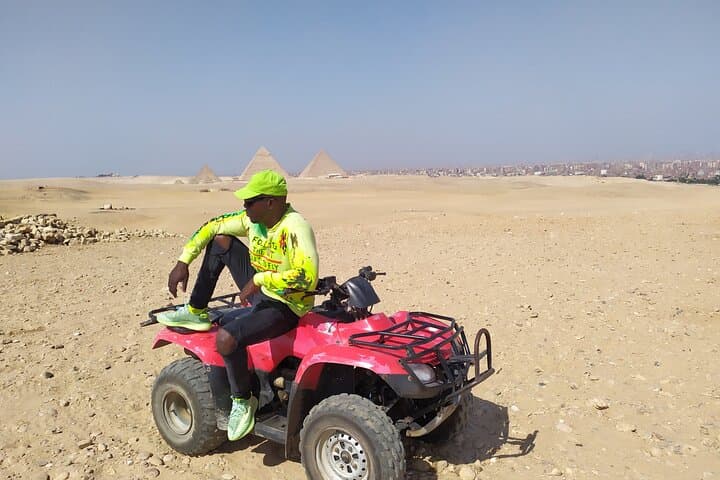 Giza Pyramid Quad Bike Desert Safari — Sunset ATV Tour photo 2