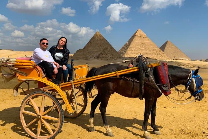 Horse Carriage at Giza Pyramids: Private Half-Day Tour from Cairo photo 2