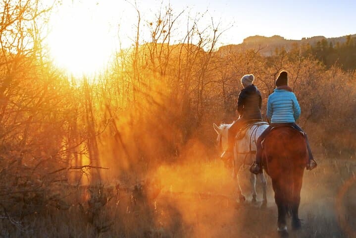Sunset Horseback Ride in East Zion: Exploring Checkerboard Mesa on Horseback